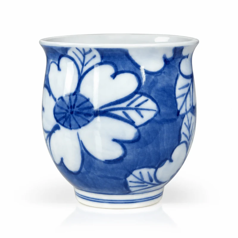 Arita-yaki Sometsuke Illustrierte Porzellan-Teetassen-Kollektion 100-120 ml